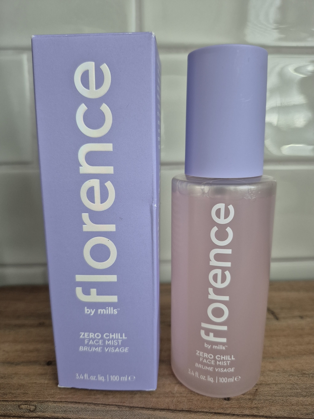 florence by mills Zero Chill Face Mist, Rose, 3.4 oz